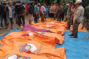 Sebanyak 14 Orang Tewas Tertimbun Longsor di Tana Toraja