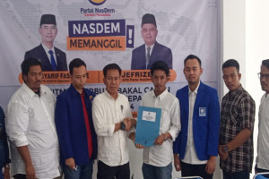 Daftar ke NasDem, Iqbal Linus Pede Maju Wali Kota