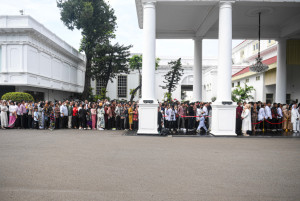 Presiden Open House di Istana