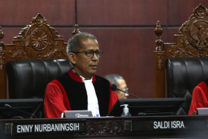 Hakim Mahkamah Konstitusi, Saldi Isra (GATRA/Adi Wijaya)