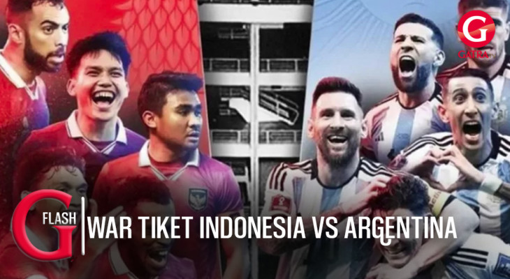 WAR Tiket Timnas Indonesia Vs Argentina Diminati Negara ASEA